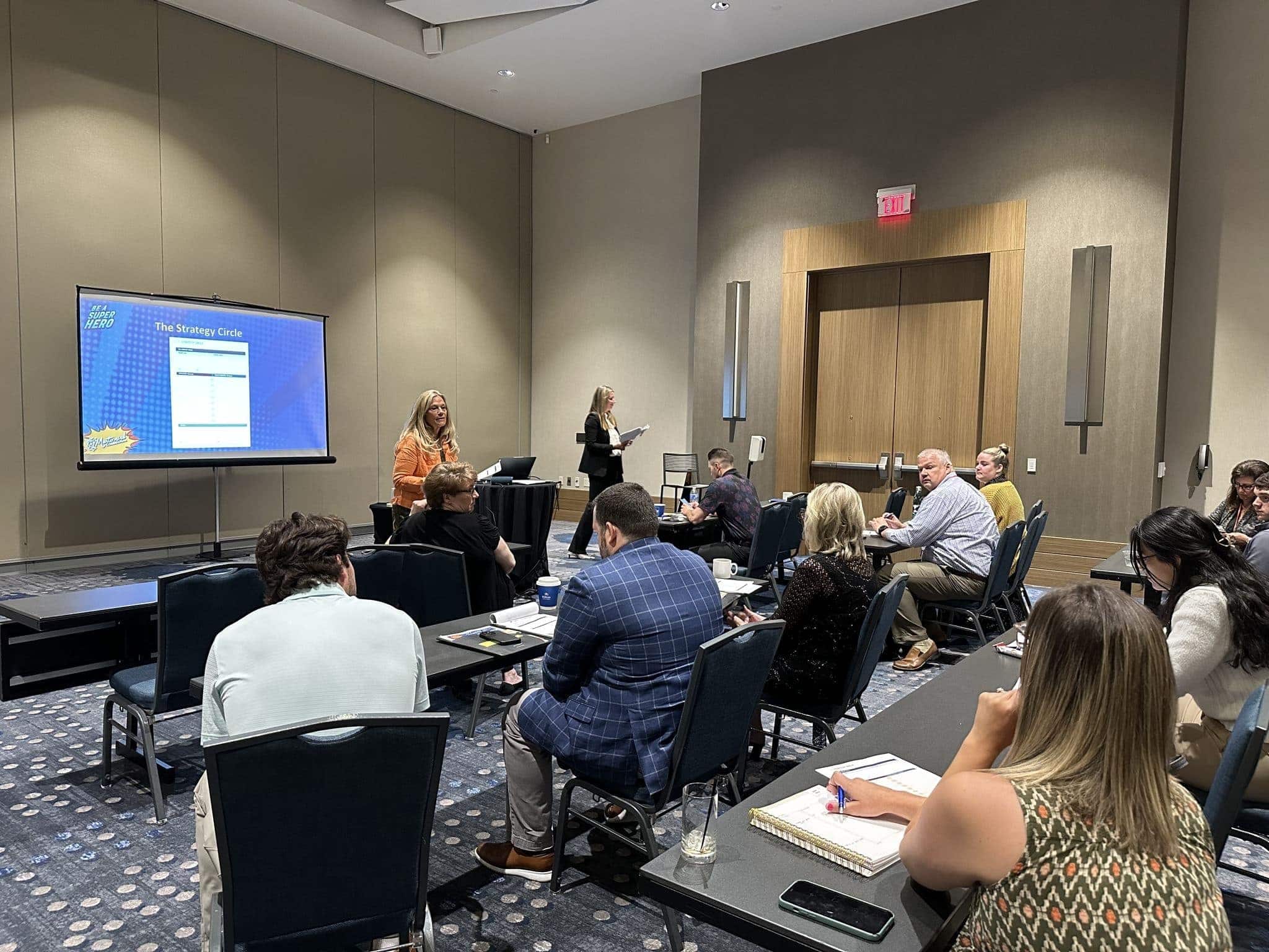 Gina Pellegrini leads a Team & Client Service Track session at MMC June 2023 in Cleveland