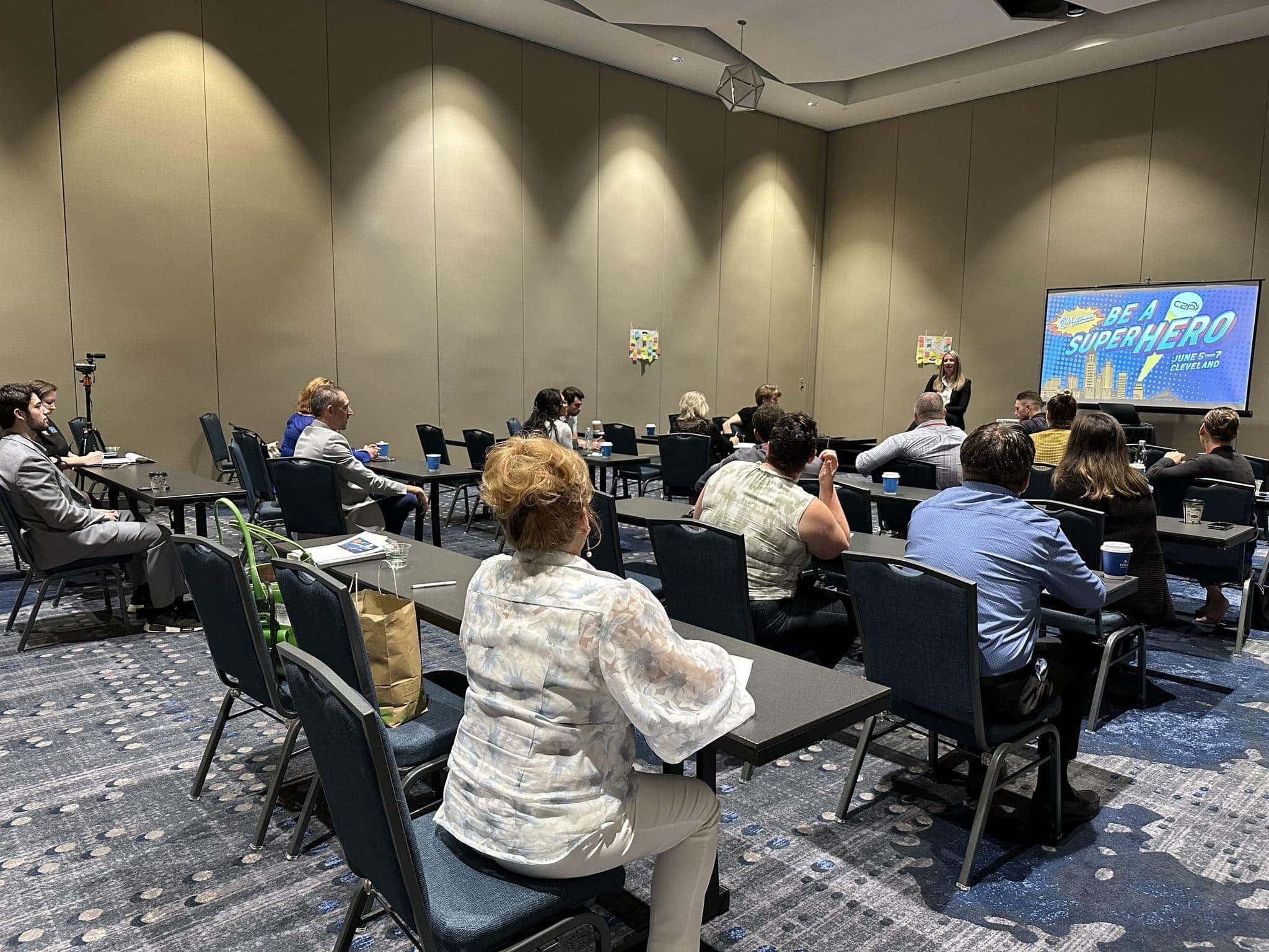 Jennifer Mackert leads a Team & Client Service Track session at MMC June 2023 in Cleveland