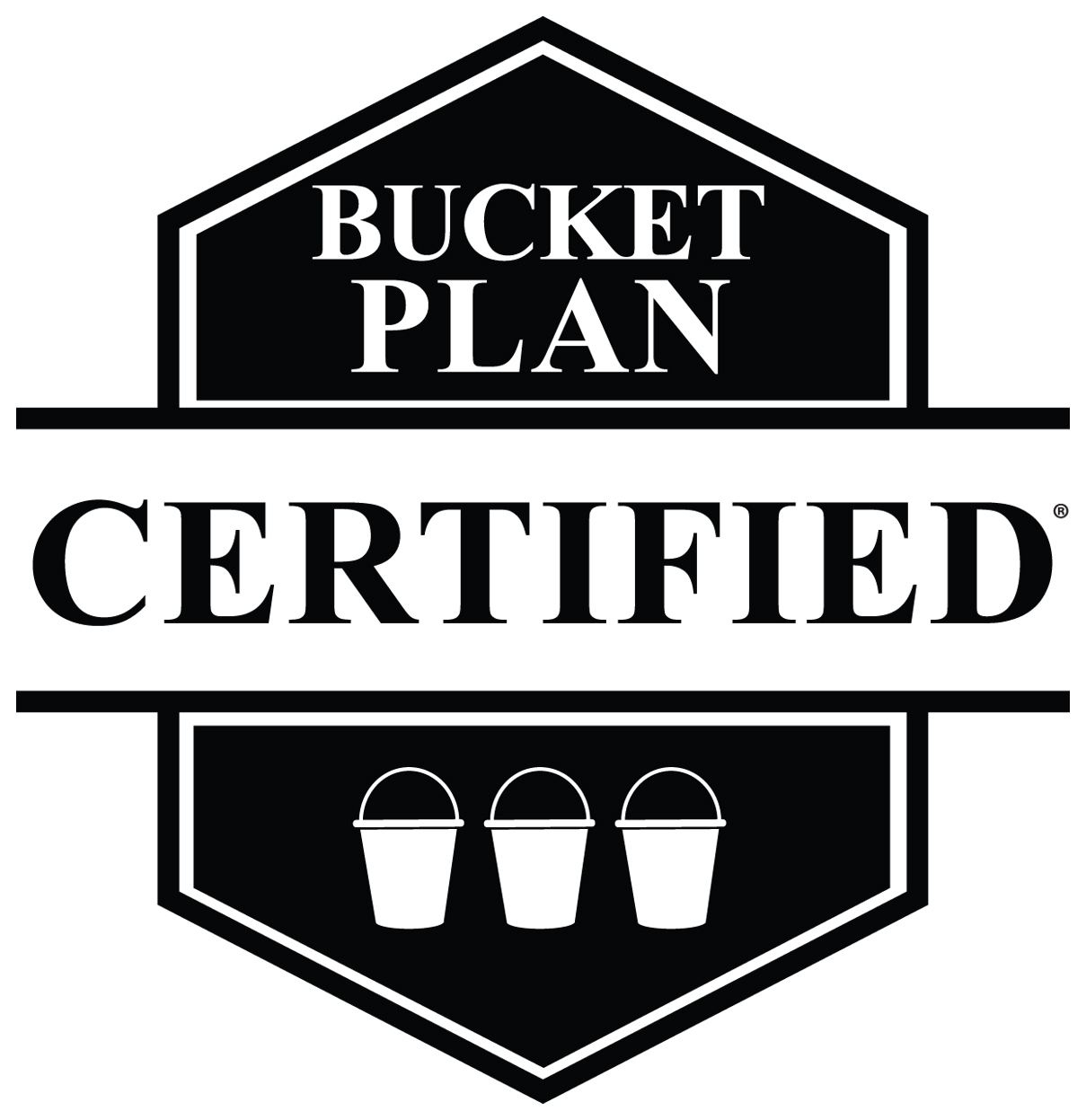Bucket Plan Certified logo