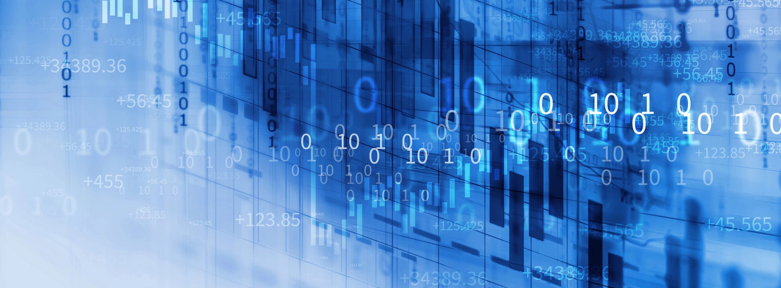 technical financial graph on technology abstract background